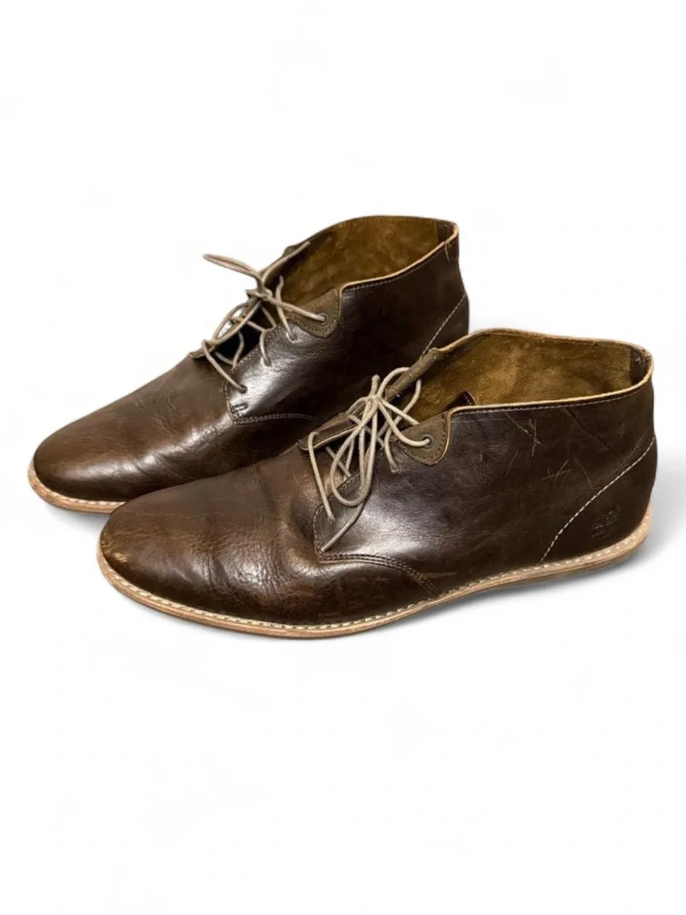 Timberland Revenia Leather Chukka Boots Brown Size 11.5